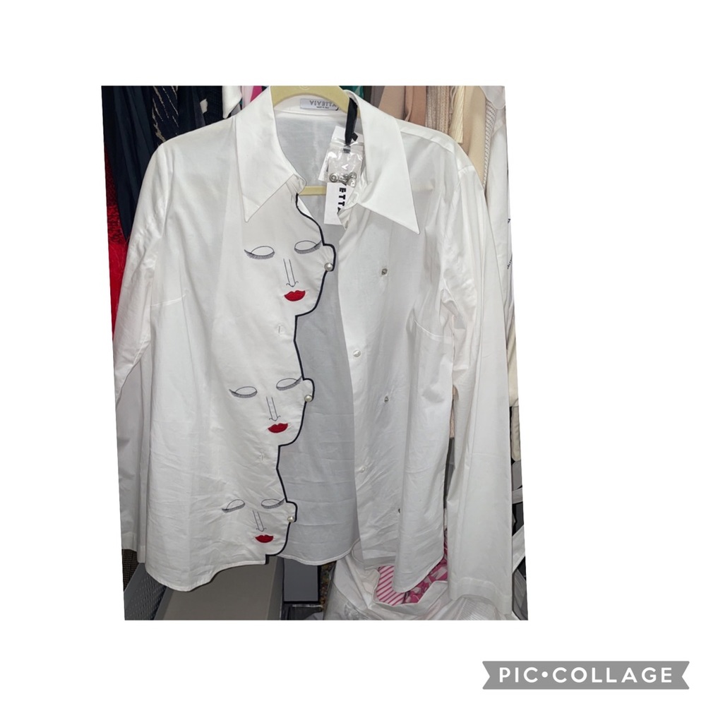 Vivetta face long sleeve shirt
